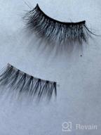img 1 attached to Natural Fake Eyelashes Wenida 5 Pairs 100% Handmade Reusable Accent Eyelashes Makeup Half Corner False Eyelashes review by Leandro Gray