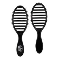 🔥 speed dry hair brush - gravel: revolutionary vented design, ultra soft heatflex bristles, blow dry safe, ergonomic handle for tangle-free & manageable hair - pain-free hair accessories logo