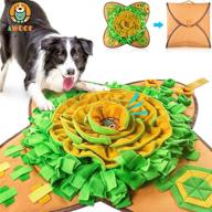 get your pup engaged with awoof snuffle mat: a durable pet feeding mat to encourage natural foraging skills логотип