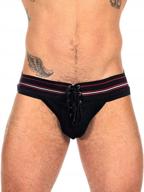 performance jock strap for men - athletic supporters and sexy sports underwear briefs by mizok logo