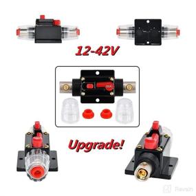 img 3 attached to ⚡️ ANJOSHI 100 Amp Resettable Fuse Holder Circuit Breaker with Manual Reset Waterproof Switch for RV Car Audio Marine Boat Motor Truck Inverter Home Solar System – Replaces Fuse 20A-150A/12V-42V DC (100A)