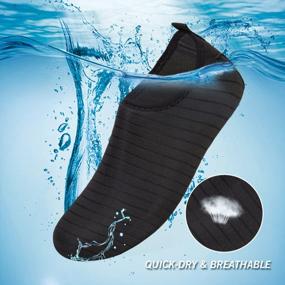 img 2 attached to IceUnicorn Quick-Dry Water Shoes For Women And Men - Perfect For Swimming And Barefoot Activities