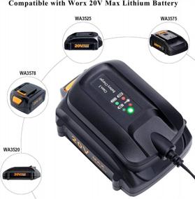 img 2 attached to Elefly Replacement For Worx 20V Lithium Battery And Charger Kit, WA3578 Battery And WA3742 Charger