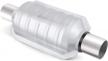 epa standard 2 inch universal catalytic converter with o2 port and heat shield - nilight 2 logo