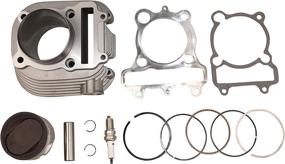 img 3 attached to 🛠️ Cylinder Piston Gasket Kit Compatible with Yamaha Moto-4 YFM225 (1986-1988)