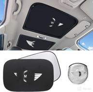 🌞 jjhm sunroof sunshade sun shield: style c roof cover for r55/r56/r60/f54/f55/f56, 18.9 x 27.6 inches (48 70 cm) логотип