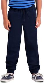 img 3 attached to Haggar Little Regular Sustainable Jogger Boys' Clothing via Pants