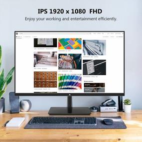 img 3 attached to 💻 Z Z-EDGE 24" Frameless Anti-Glare Monitor with 1920X1080 Resolution and 75Hz Refresh Rate