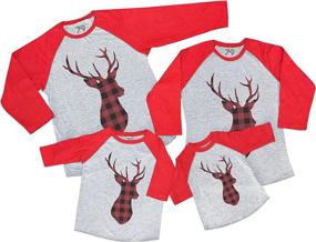 img 4 attached to Ate Apparel Matching Family Christmas Boys' Clothing via Tops, Tees & Shirts