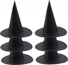 img 4 attached to Get Into The Halloween Spirit With Bestjybt'S Thin & Lightweight Witch Hats - Perfect For Parties, Masquerades & Cosplay!