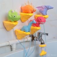 🦖 2-in-1 dinosaur bath toys for toddlers, fun dino bathtub playtime toys for kids logo