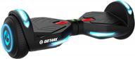 ul2272 certified gotrax nova hoverboard with dual 200w motor, led lights, and 6.5" wheels - self balancing scooter for riders 44-176lbs with max range of 3.1 miles and top speed of 6.2mph logo