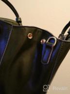 img 1 attached to Retro-Style Small Tote Shoulder Bag For Women - Genuine Leather Handbag By Covelin review by Doug Bundy