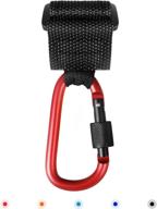 🛵 kesida motorcycle universal hook, electric bike hanging bag claw hook, scooter helmet hook - replaceable aluminum alloy hanger hook holder (style 3, red) логотип