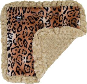 img 3 attached to Bessie and Barnie Camel Rose/Chepard Luxury Ultra Plush Faux Fur Pet, Dog, Cat, Puppy Super Soft Reversible Blanket - Multiple Sizes, XS (20 x 20 inches)