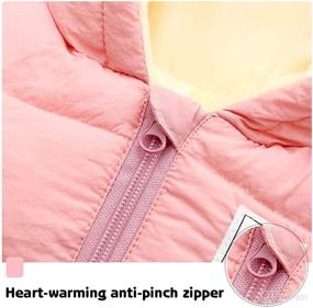 img 1 attached to 👶 Adorable Baby Boys Snowsuit + Newborn Girls Winter Coat: Toddler Clothes