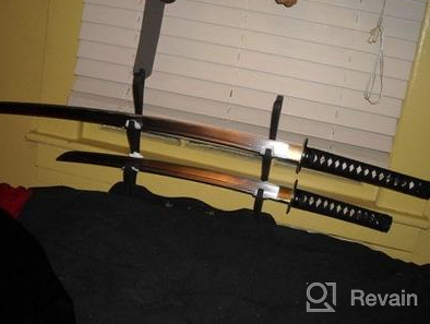 img 1 attached to Full-Size MAKOTO Handmade Musashi Ring Samurai Katana Sword - Sharp & Practical review by Mitch Garrido