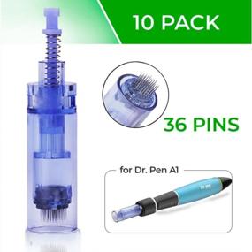 img 3 attached to 10-Pack Dr. Pen Ultima A1 Replacement Cartridges - 36 Pins (0.25Mm) Bayonet Slot Disposable Parts