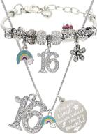 birthday gifts necklace years bracelet girls' jewelry : necklaces & pendants logo