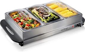 img 4 attached to 🍲 Professional Buffet Warmer Server by NutriChef