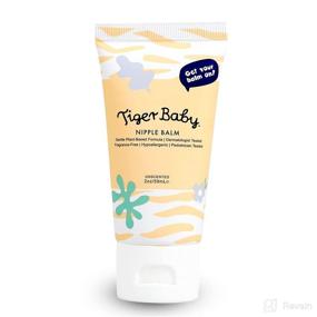 img 4 attached to 🐯 Tiger Baby Nipple Balm: Organic, Plant-Based Breastfeeding Cream for Nursing & Dry Skin - Safe Nipple Butter, Cruelty-Free, 2 Ounces