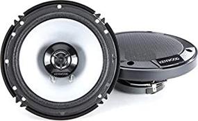 img 1 attached to 🔊 Kenwood KFC-1666S 6.5" 2-Way Car Coaxial Speakers - Pair with Sound Field Enhancer, delivering 300 Watts of Powerful Sound