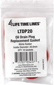 img 1 attached to 4LIFETIMELINES 28.80Mm Red High-Temp Replacement Gasket, Nitrile Rubber, Bag Of 10