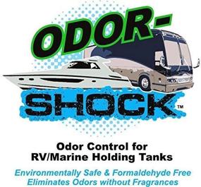 img 1 attached to 🚽 Powerful ODOR-SHOCK RV Black &amp; Gray Holding Tank Treatment - Fragrance-Free Odor Eliminator