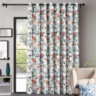 driftaway ada room divider curtain for bedroom patio door sliding glass door curtains privacy thermal insulated closet curtain extra wide blackout curtains grommet drapes 108w x 96l inch multi 1 panel logo