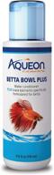 🐠 aqueon aquarium betta fish tank bowl with 4 ounce water conditioner logo