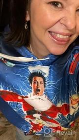 img 6 attached to Fun And Festive 3D Digital Printed Ugly Christmas Sweatshirt Hoodie With Pockets For Women And Men