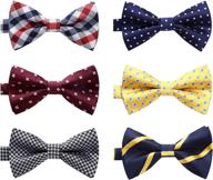 hisdern pre-tied bowties for weddings: adjustable men's accessories at ties, cummerbunds & pocket squares логотип