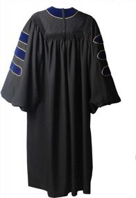 img 3 attached to Обновите свой выпускной наряд с помощью роскошного докторского платья GraduationForYou Deluxe с бархатистой элегантностью
