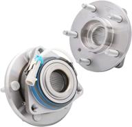 🔧 [2-pack] qjz 513179 - front wheel hub bearing assembly for buick, cadillac, chevrolet, oldsmobile, pontiac, saturn - compatible with [4-wheel abs models only] - see description for fitment логотип