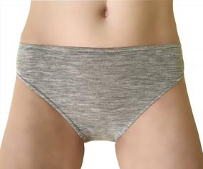 img 1 attached to Women’S Thermal Panties Briefs: Moisture Wicking Merino Wool Silk