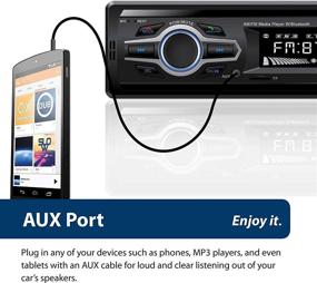 img 2 attached to 📻 Blaupunkt Toronto Media Receiver - Bluetooth, Easy Installation, Remote Control, SD Card, Aux Input, Handsfree (TRT1049) with AM/FM