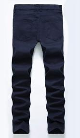 img 3 attached to Upgrade Your Style With NITAGUT Men'S Skinny Slim Fit Stretch Jeans