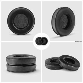 img 2 attached to Sheepskin Leather Earpads - Compatible With SteelSeries, HD668B, ATH, AKG K553, HifiMan, Philips, Fostex, Sony And More - Brainwavz Round Ear Pads With Memory Foam For Superior Comfort
