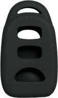 🔑 upgraded keyless2go black silicone protective case replacement (pinha-t008) for select remote key fobs логотип