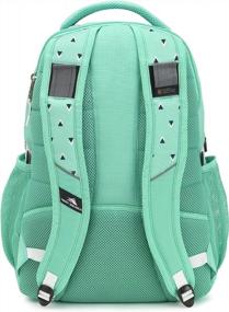 img 3 attached to 🎒 Aquamarine/Tri Geo/White High Sierra Swerve Laptop Backpack - 19 x 13 x 7.75 Inch