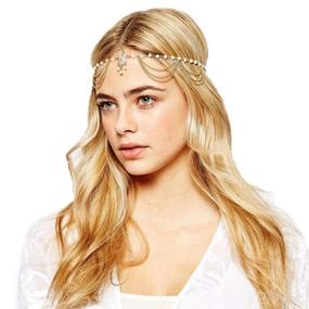 img 3 attached to 🎃 Bohemian Halloween Headband: Jstyle Headpiece for Optimal Hair Care
