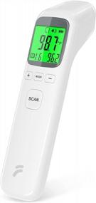 img 4 attached to Accurate No-Touch Thermometer For Adults And Kids With Fever Alert And Memory Recall