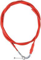 nibbi 180cm throttle cable fit motor scooter (red) logo