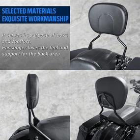 img 2 attached to Benlari Detachable Passenger 2009 2022 Compatible Motorcycle & Powersports