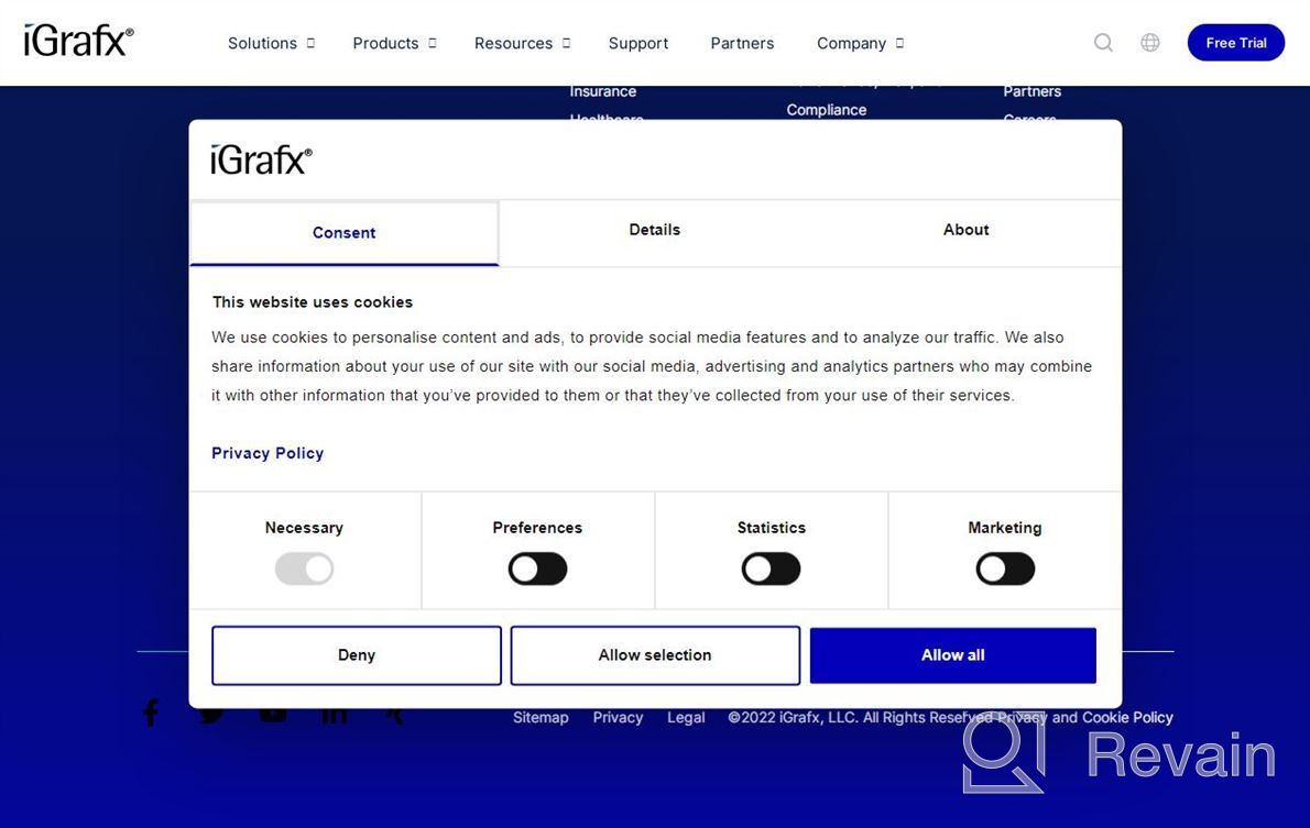 img 1 attached to iGrafx GDPR Suite review by Gerald Reeves