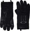 oakley ellipse foundation gloves blackout men's accessories logo