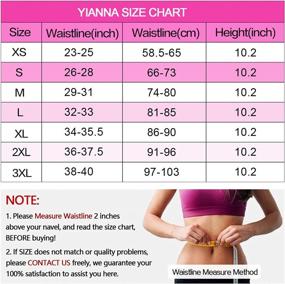 img 2 attached to YIANNA Underbust Sports Waist Trainer For Hourglass Body Shape And Tummy Control During Workouts - Short Torso Corset Body Shaper