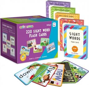 img 4 attached to 235-Piece SpringFlower Sight Words Flash Cards: 220 Dolch Words For Preschool To 3Rd Grade, With Pictures, Motions & Sentences - Homeschooling Tool For Learning To Read & Phonics.