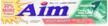 aim whitening gel toothpaste mint logo