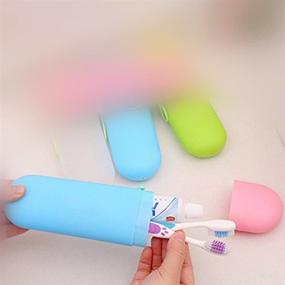 img 1 attached to 🪥 Portable Toothbrush Toothpaste Container: Efficient Storage Solution